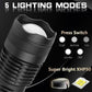 90000 Lumens Ultra Bright Rechargeable Flashlight