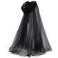 Sjbackyard Adults Halloween Hooded Witch Cloak for Women