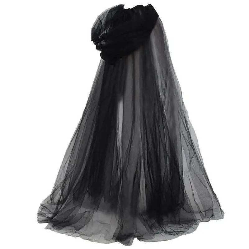 Sjbackyard Adults Halloween Hooded Witch Cloak for Women