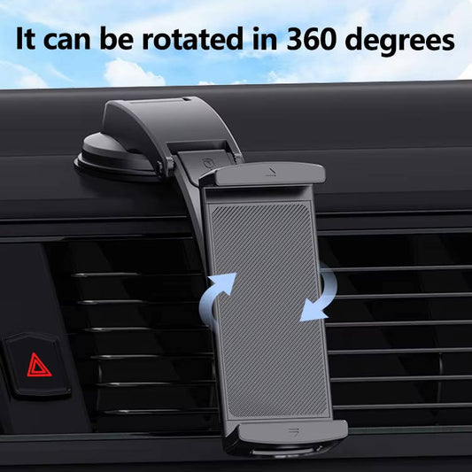 Car Dashboard Tablet Mount Holder, 360 Rotatable, Suction Cup