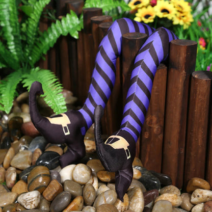 Realistic Witch Legs with Ground Stakes for Halloween Decorations