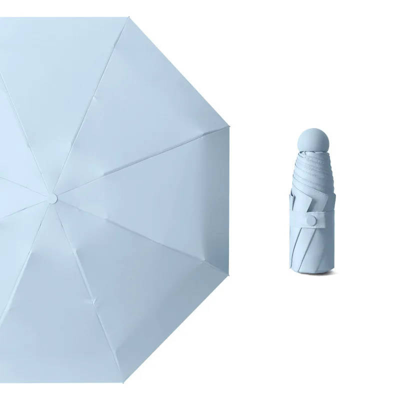 Mini Travel Umbrella, Compact Pocket Size Umbrella with UV Sun Protection for Travel and Daily Use