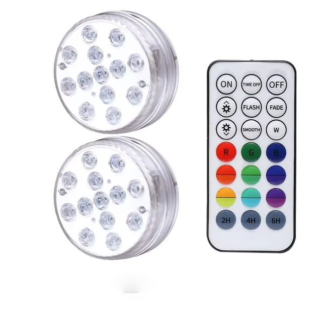 Underwater Pool LED Lights with Remote Control