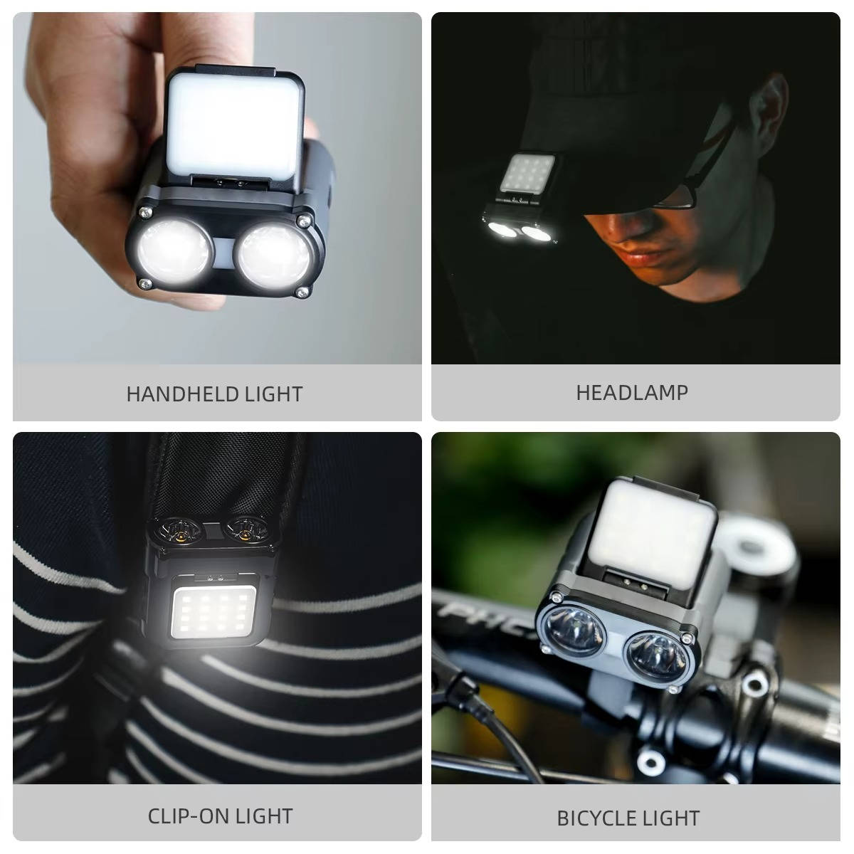 Rechargeable COB LED Headlamp with Motion Sensor, IPX5 Water Resistant 90 Degree Headlight for Running, Camping, and Fishing