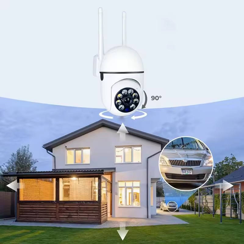 2 Pack Smart Outdoor Wireless Security Cameras, 5G WiFi 1080P HD Night Vision Cameras