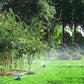 Rotating Garden Sprinkler Set with 360 Degree Coverage and Adjustable Spray Angles, 5 Pack