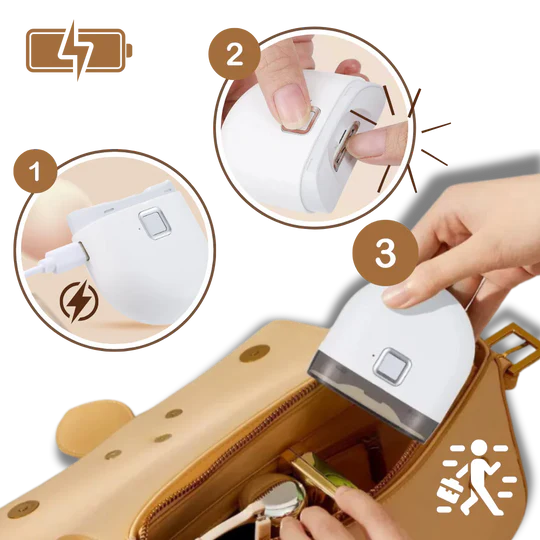 Electric Nail Clipper Dual Speed, Portable Nail Care Trimmer