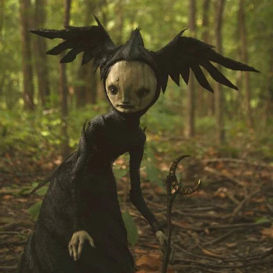 Sjbackyard Creepy Witch Sculptures, Dark and Bizarre Art Halloween Decoration
