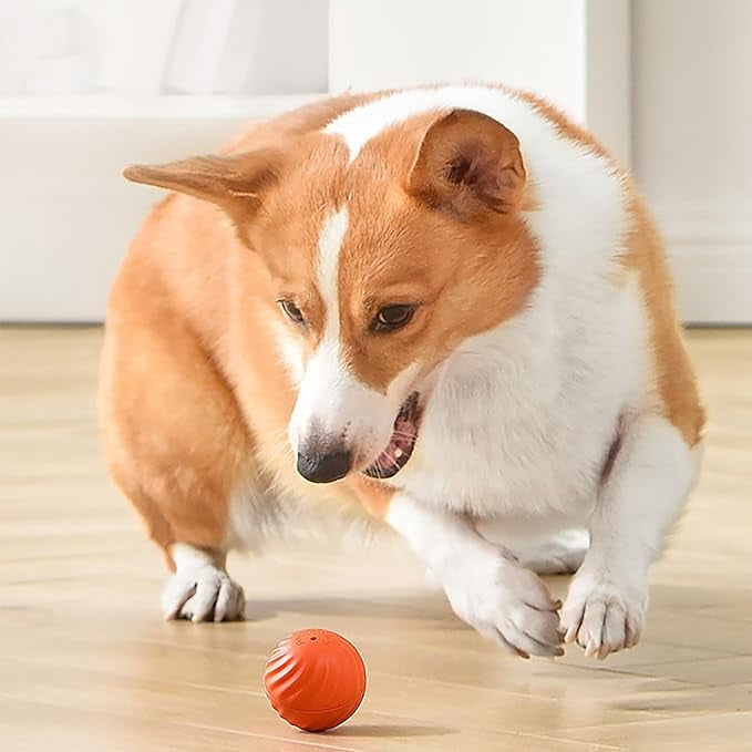 Interactive Motion Dog Toy with Obstacle Sensing and Unpredictable Movement, Rechargeable