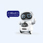 Pocket RC Robot Toy with Interactive Talk, Dance & LED Light