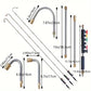 Mygametables 4000 PSI Telescoping High Pressure Washer Wand Set for Gutter, Roof, and Wall Cleaning
