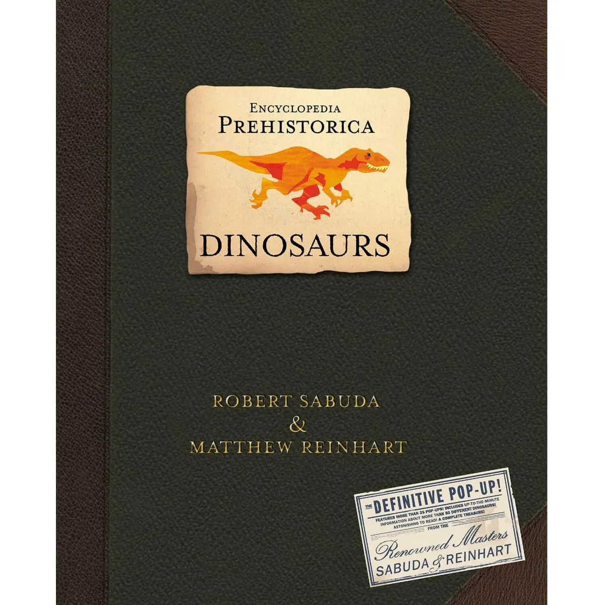 3D Pop Up Dinosaur and Sea Monster Book with Hardcover Binding and Educational Facts