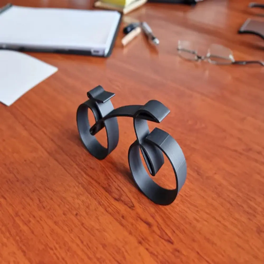 Minimalistic Bicycle Sculpture Wire Framed Black