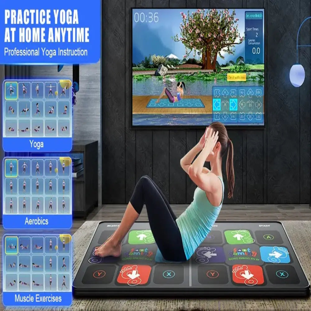Dance Mat Game for Kids, Interactive Fitness and Music Play