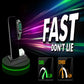 3 in 1 Wireless Charger Stand for iPhone, Apple Watch and AirPods Fast Charging Dock