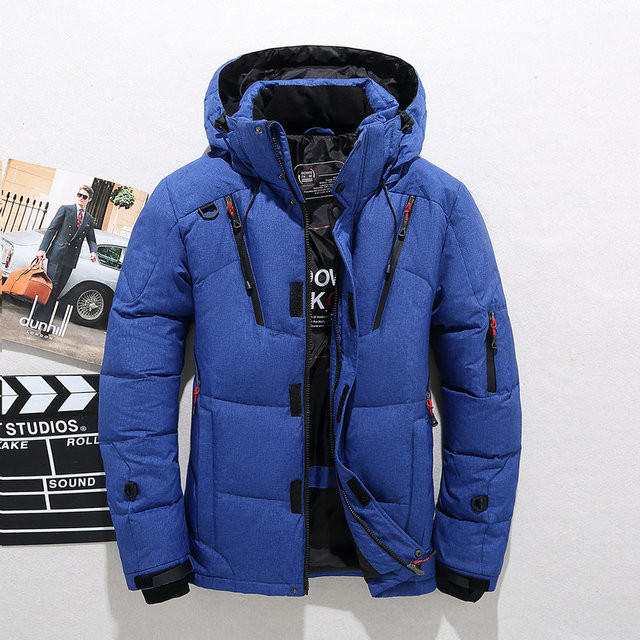 Insulated Jacket with Removable Hood and Tailored Fit, Full-Zip Closure