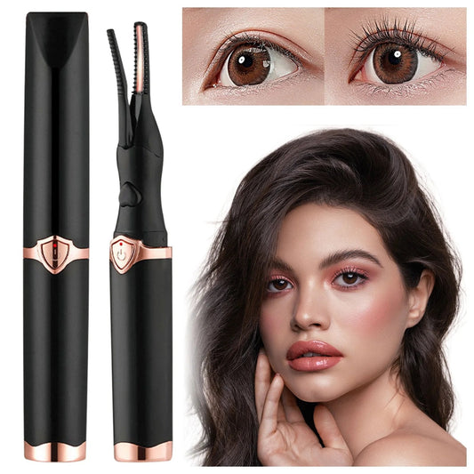 Heated Eyelash Curler with 3 Temperature Settings and Rechargeable Battery