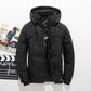 Insulated Jacket with Removable Hood and Tailored Fit, Full-Zip Closure