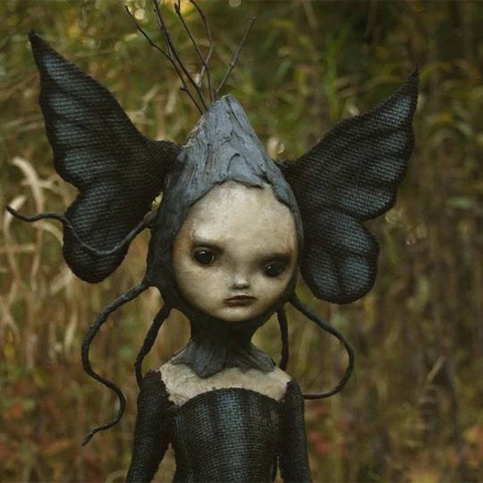 Sjbackyard Creepy Witch Sculptures, Dark and Bizarre Art Halloween Decoration