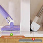 Hands-Free Mop with Automatic Cloth Switching and 360 Degree Swivel Head, Foldable Handle