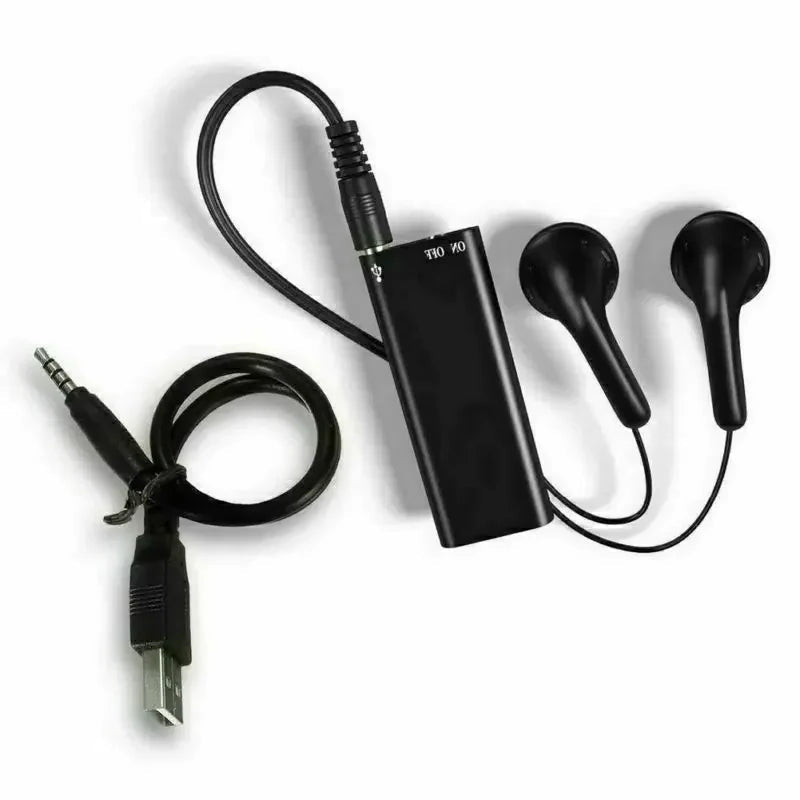 Voice Activated Audio Recorder with 8GB Storage and Magnetic Mount