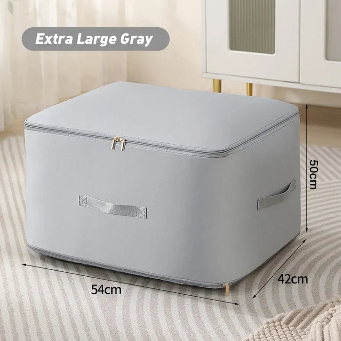 Compression Storage Bag with Built-In Zipper and Moisture-Resistant Fabric, Sturdy Handles