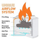 Smokeless Fire Pit with Airflow Chamber and Removable Ash Pan, Portable Stainless Steel