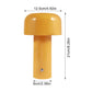 Rechargeable LED Mushroom Table Lamp