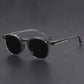 Round Tortoiseshell Sunglasses with Black Brown Pattern and Polycarbonate Frame