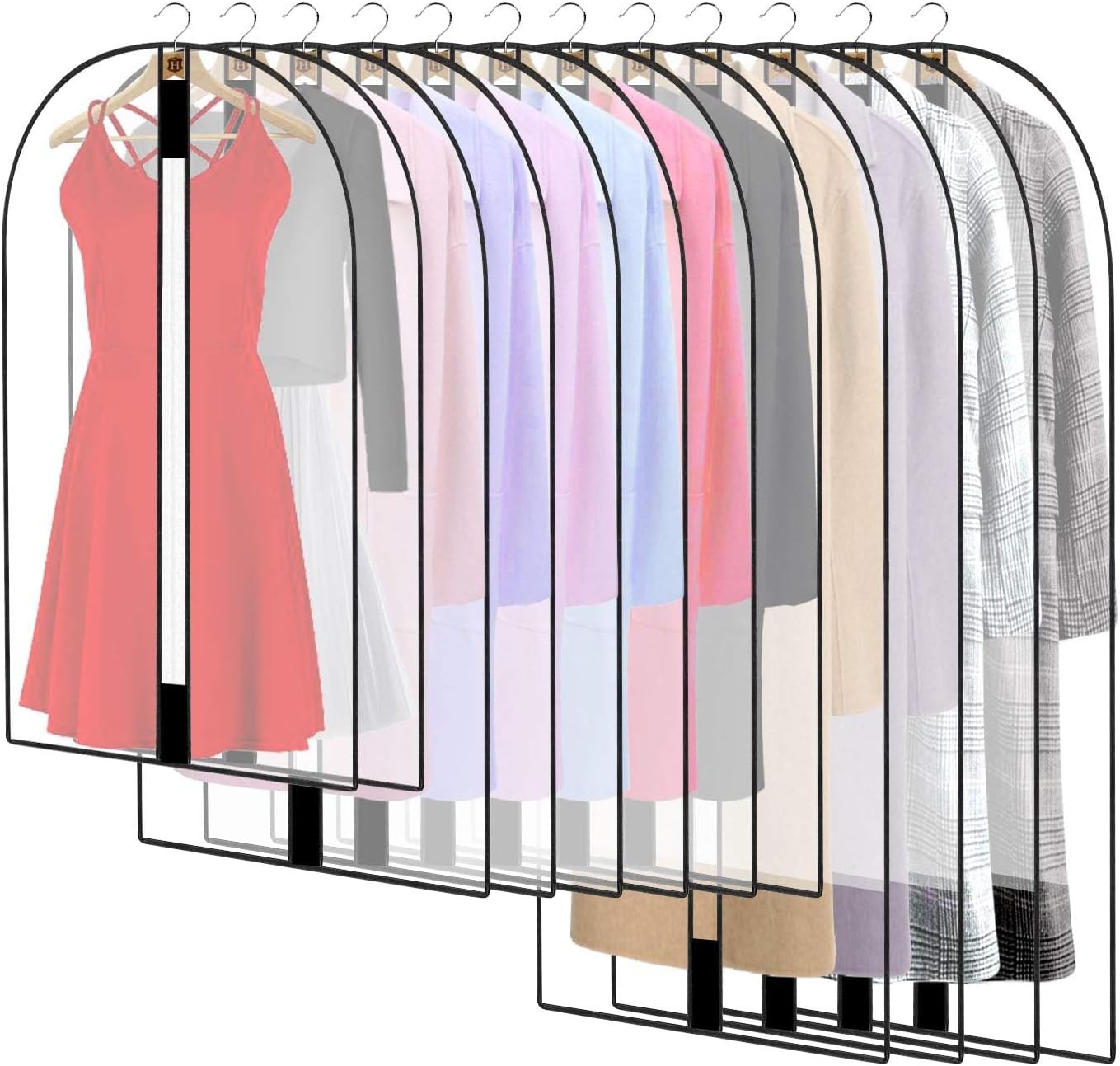 71-Inch Garment Bag with Full-Length Zipper and Dual Handles for Gowns