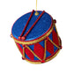 6" Glittered Harlequin Drum Ornament: Red & Blue Item Number: 85258RDBL