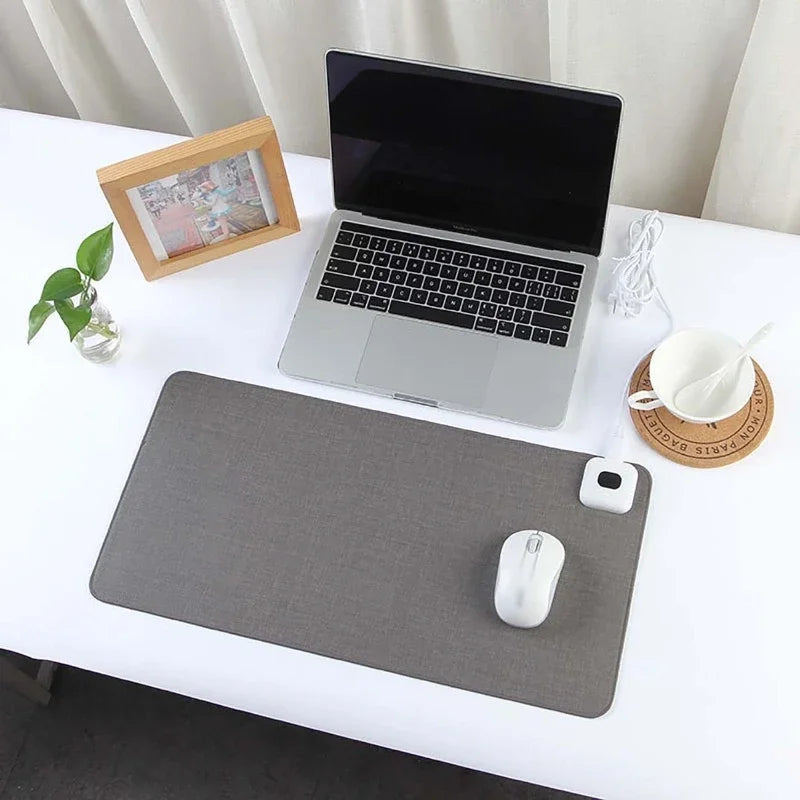 Heated Mouse Pad with Adjustable Temperature and Auto Shutoff, Splash Resistant