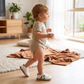 First Walker Shoes with Flexible Sole and Non-Slip Bottom, Breathable Upper