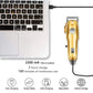 Professional Hair Clippers Cordless Set for Men Gold