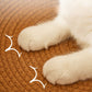 Elegant hand-woven rattan cat bed, a natural & durable pet accessory for feline scratching and rest.