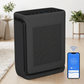 Black smart air purifier