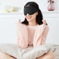 Memory Foam Sleep Mask with 3D Contoured Design and Adjustable Elastic Strap