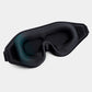 Memory Foam Sleep Mask with 3D Contoured Design and Adjustable Elastic Strap