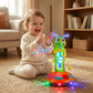 Spinning Saxophone Caterpillar Toy with LED Light Display and Music for Babies