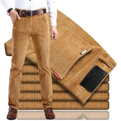 Men's Corduroy Trousers Cotton Stretch
