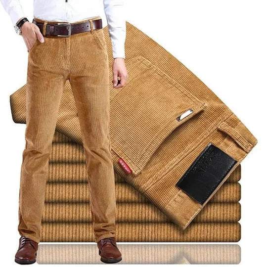Men's Corduroy Trousers Cotton Stretch