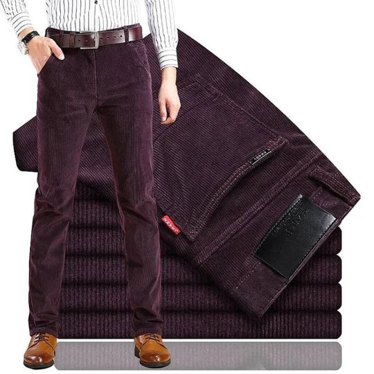 Men's Corduroy Trousers Cotton Stretch