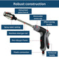 High Pressure Garden Hose Attachment with Dual Rotating Nozzles and Adjustable Spray Control