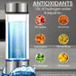 Hydrogen Water Bottle with Integrated Electrolysis Generator