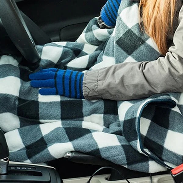 Heated Blanket with Multiple Heat Settings and Detachable Cord