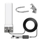 Outdoor HDTV Antenna with 460 Mile Reception and Signal Amplifier, 360 Degree Omnidirectional