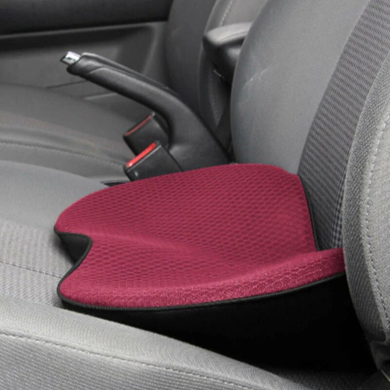Memory Foam Seat Cushion with 3.5-Inch Lift and Pressure-Reducing Contour, Removable Cover