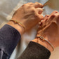 Love Knot Bracelet with Adjustable Closure and Metal Finish Options