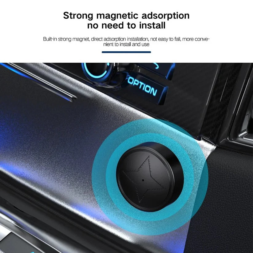 Magnetic GPS Tracker with 30-Day Battery and 4G Tracking, Water-Resistant Design