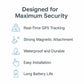 Magnetic GPS Tracker with 30-Day Battery and 4G Tracking, Water-Resistant Design